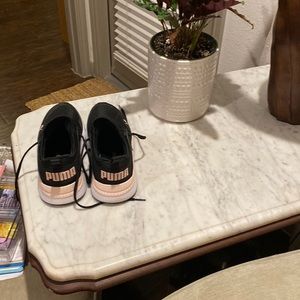 Worn two times. I said black and pink, very light pink